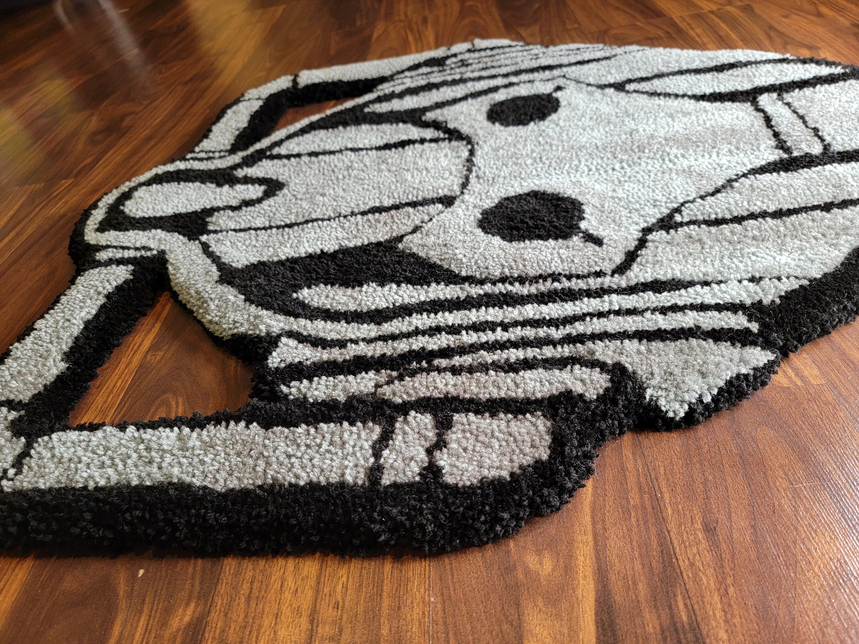 Custom Handmade Rug Tufted Robotguy Area Rug Wall Art - Etsy