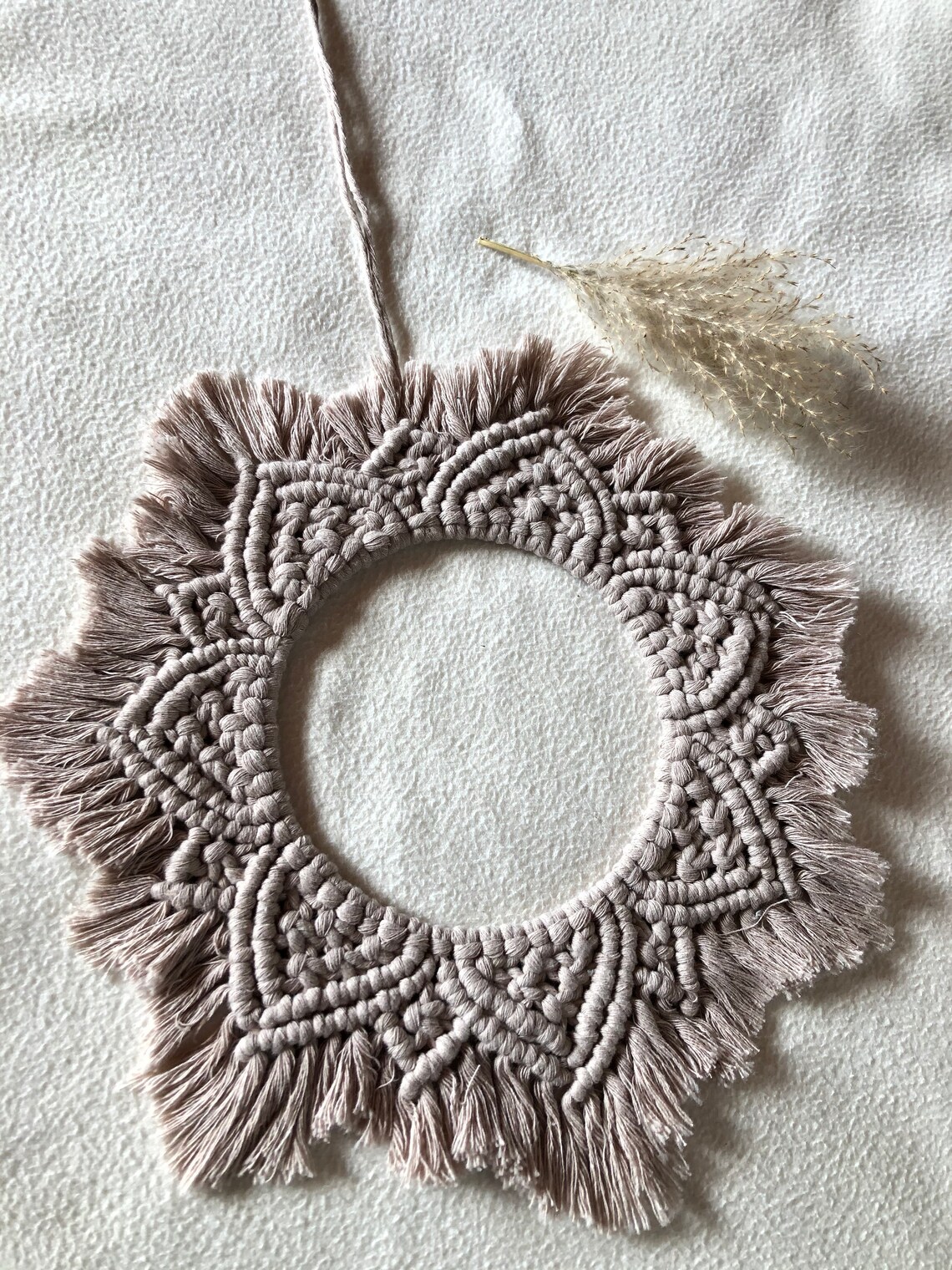 Macramé Mandala Wall Hanging Etsy