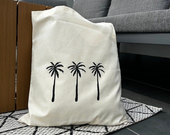 Jute bag with palm motif from Öko-Text