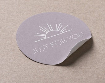 5 cm Aufkleber|Sticker „Just for you“