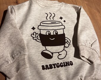 Babychino iron-on transfer | DIY shirt patch