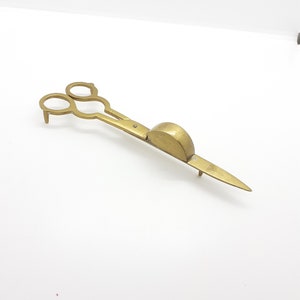 Vintage Brass Candle Wick Scissors Candle Snuffer
