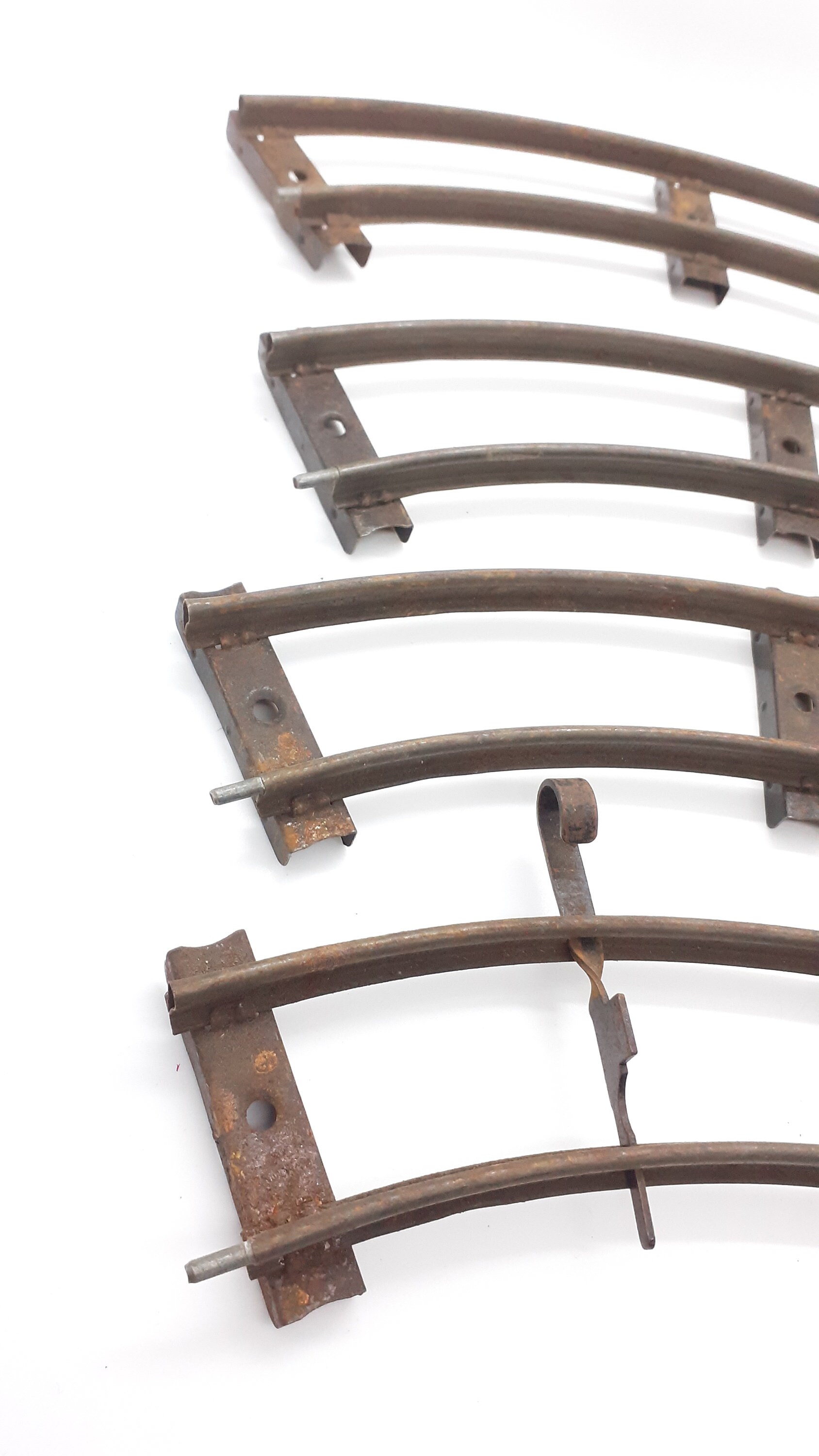 Old Meccano 2/3 Curved Lengths of O Gauge Clockwork Rail Etsy