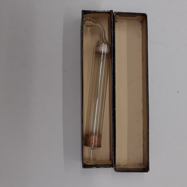 Vintage Glass Ear Wax Syringe