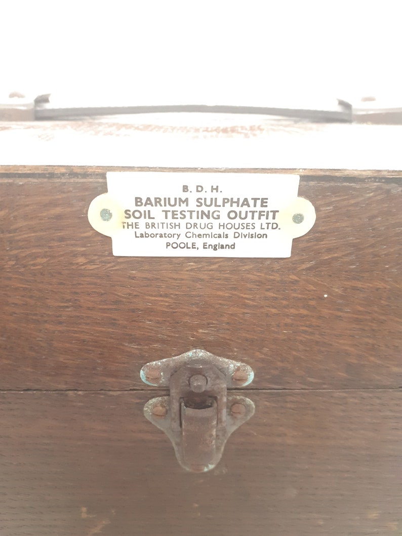 Vintage Barium Sulphate Soil Testing Outfit Boxed Etsy