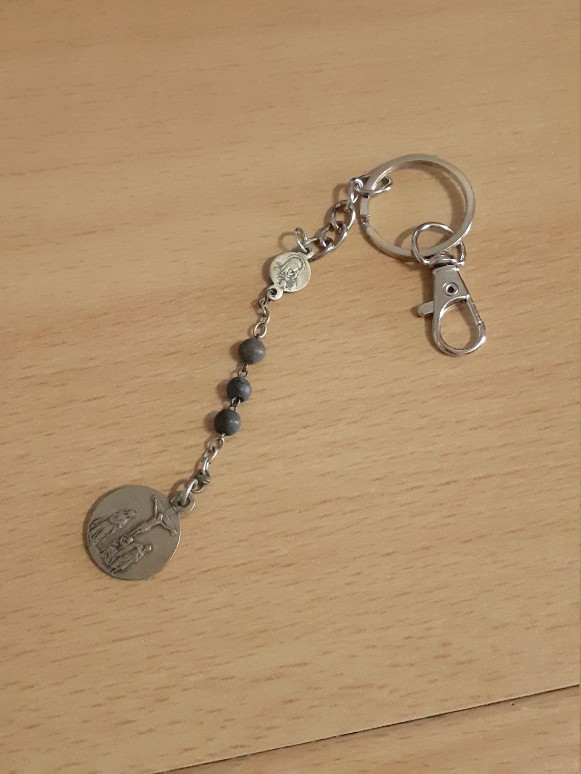 Vintage Religious Key Chain Etsy