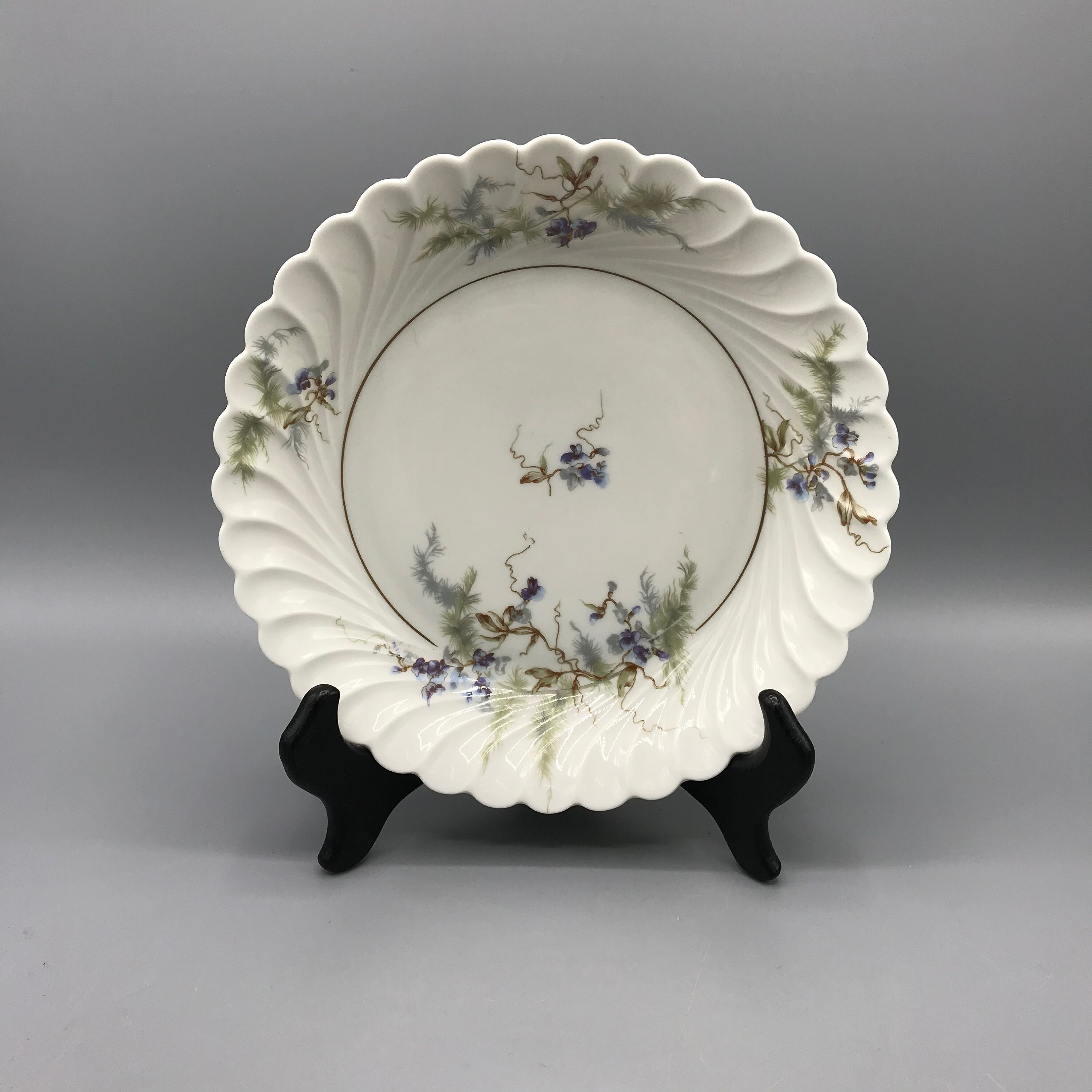 Haviland ORSAY Limoges France Purple Flowers Dinnerware Etsy