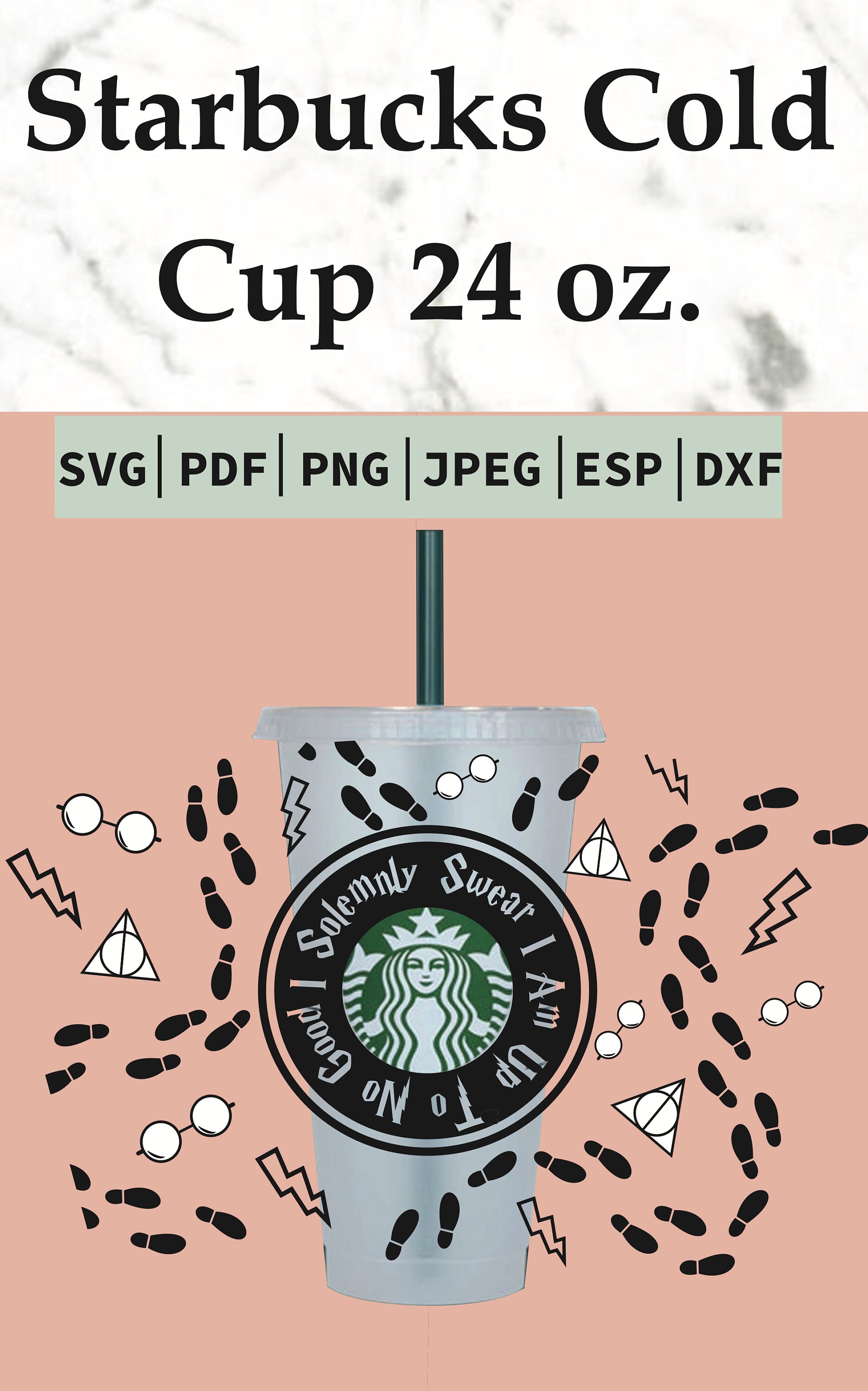 I Solemnly Swear I'm Up to No Good Starbucks SVG