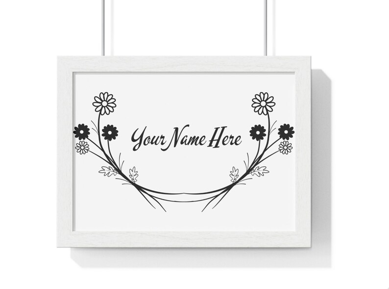 Download Floral Name Svg Custom Baby Name Svg For Nursery Diy Crafts Svg Png Pdf Esp Dxf Jpeg Cricut Clip Art Art Collectibles Puzzles Design Media De