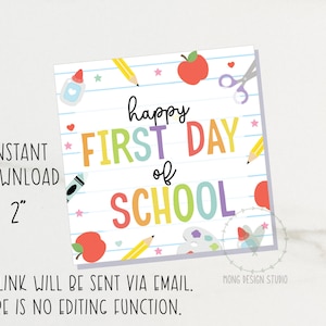 alles Gute zum Schulanfang Schulanfang Schulanfang zuckersüßes Cookie-Tag