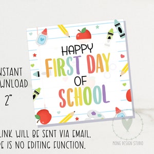 alles Gute zum Schulanfang Schulanfang Schulanfang zuckersüßes Cookie-Tag