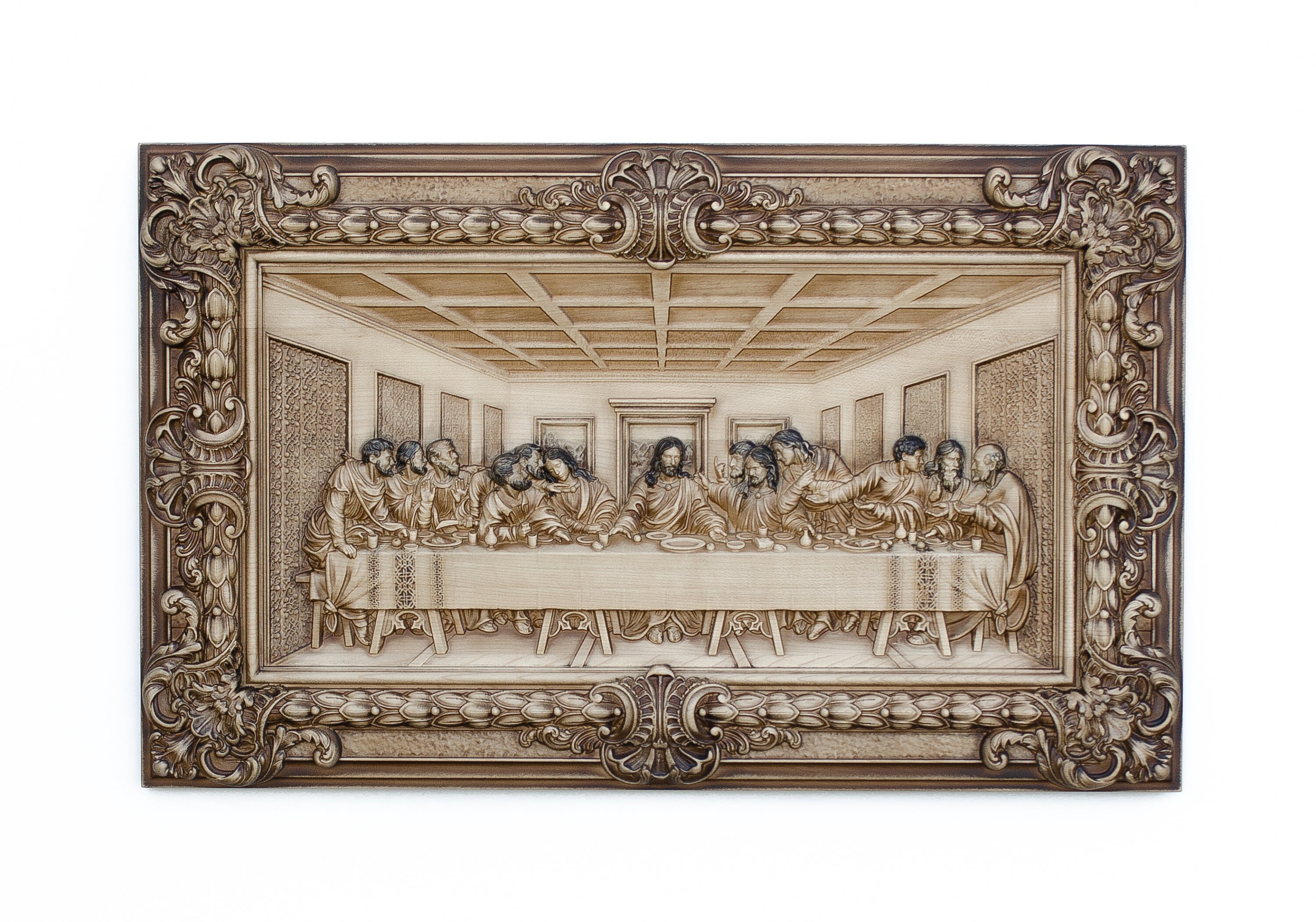 The Last Supper Wood Carving丨jesus Christ's Last Supper Wood Carved丨
