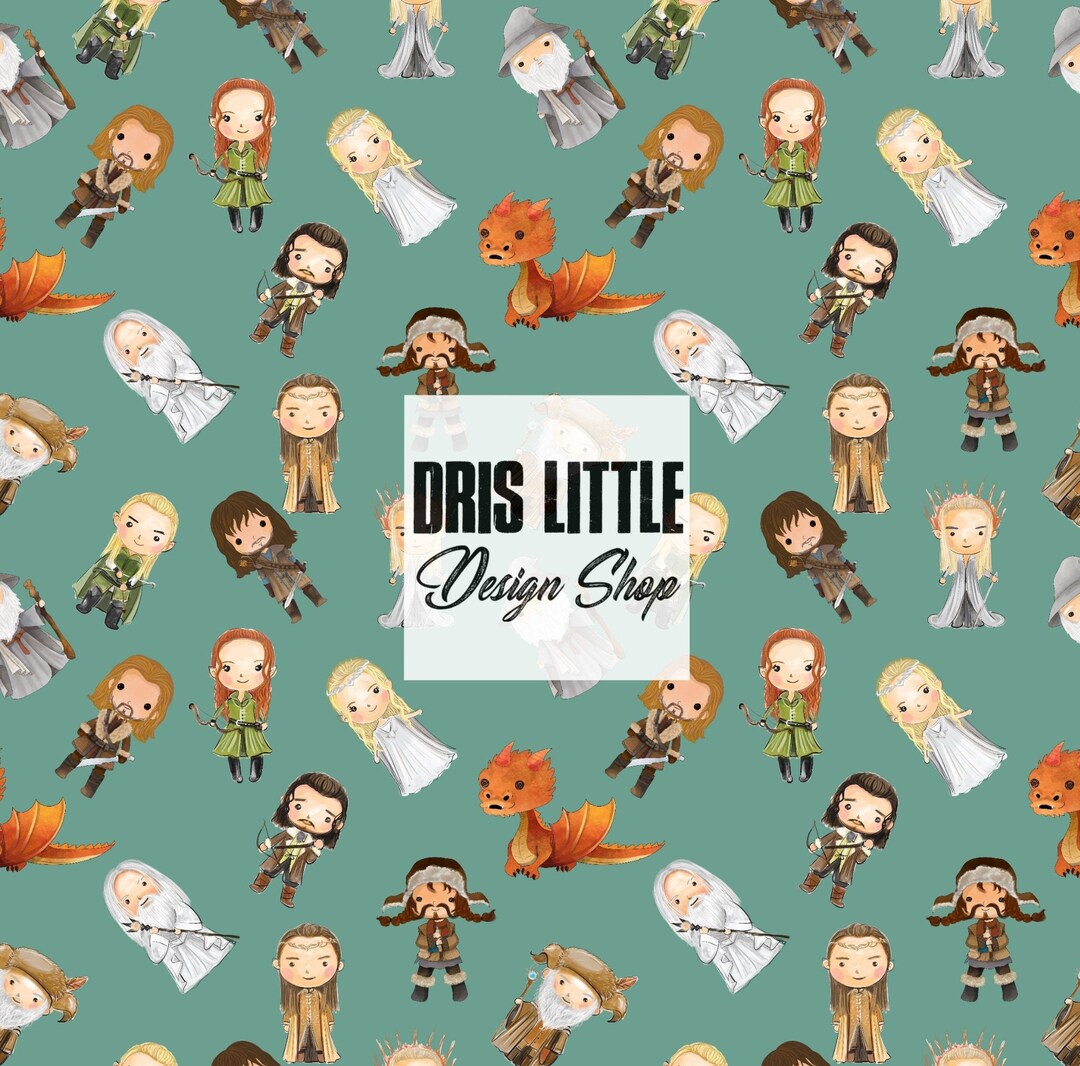 Hobbit, Seamless, File, Pattern, Mint, Patterns, Digital, Files ...