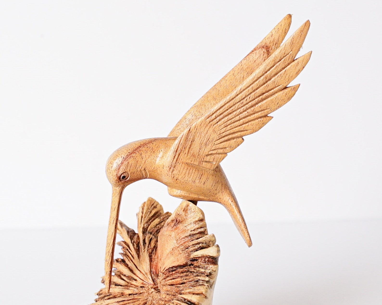 Hummingbird Statue Bird on a Tree Unique Sculpture Colibri Etsy