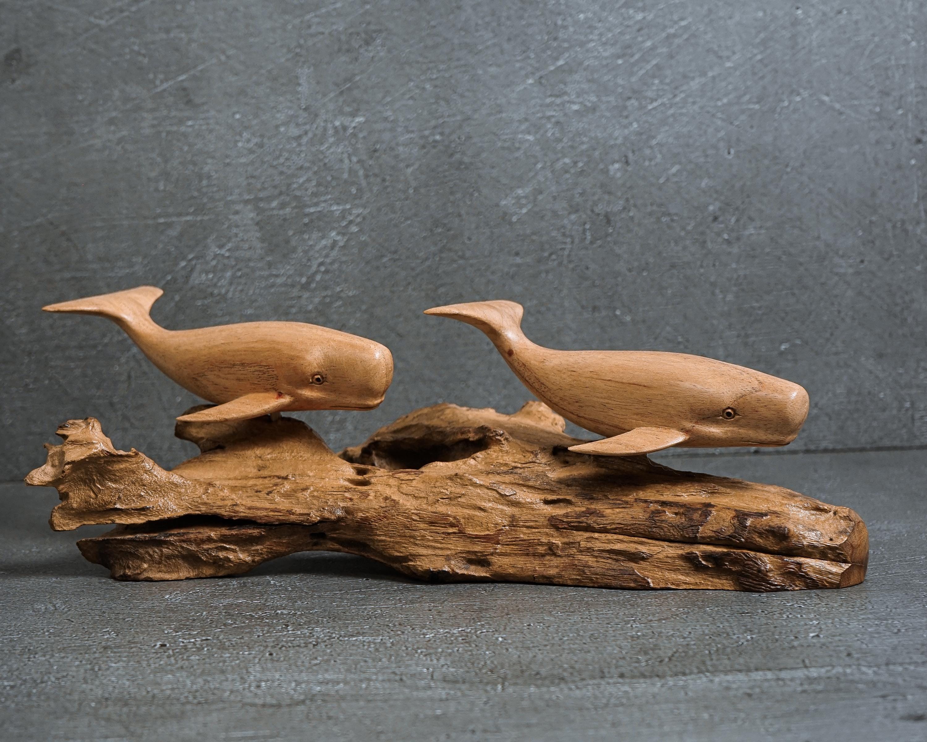 Martin & MacArthur ウミガメの木製アート 3D Wood Art Magnet - Sea Turtle