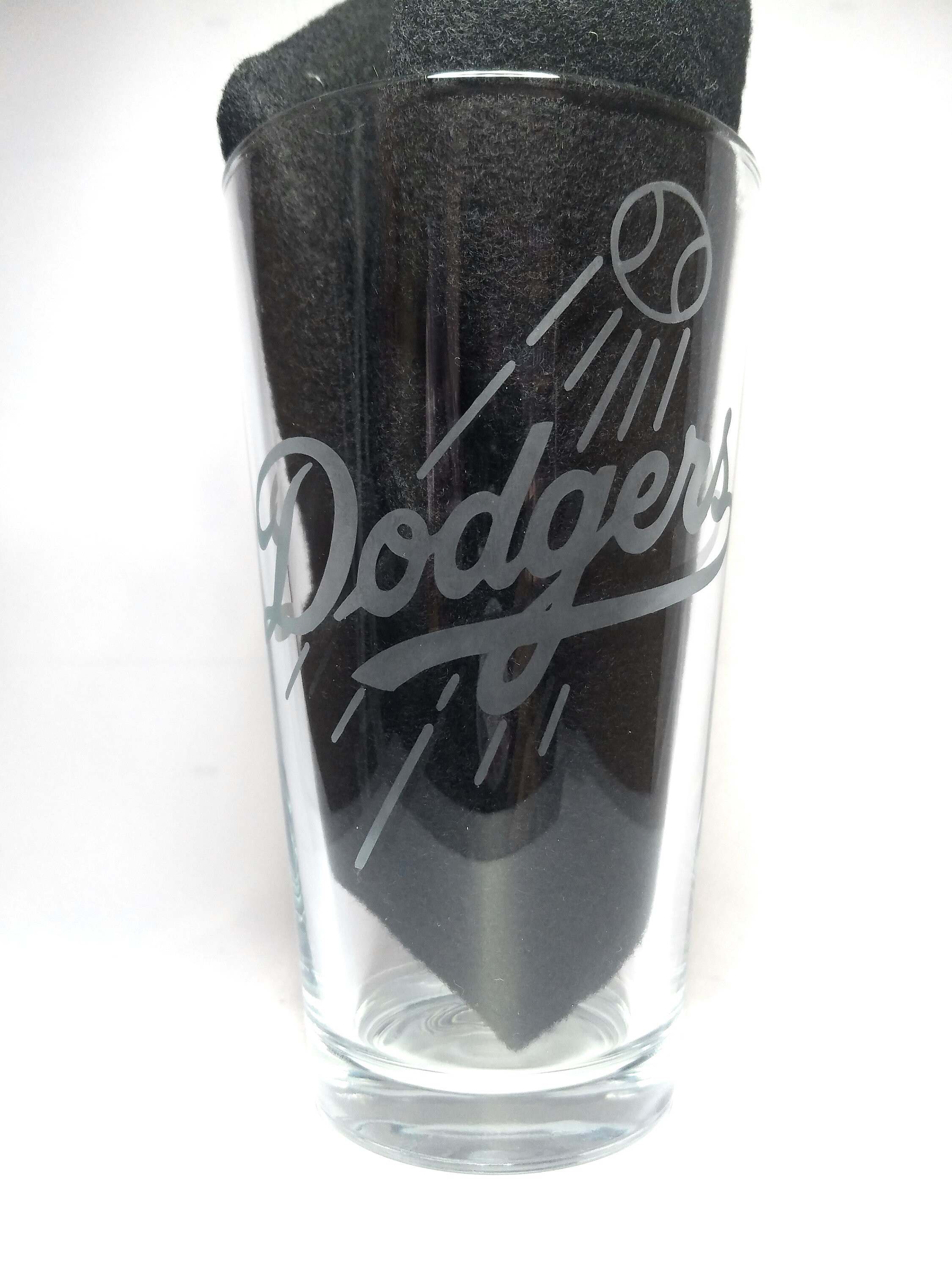 LA Dodgers Pint Glass Etsy