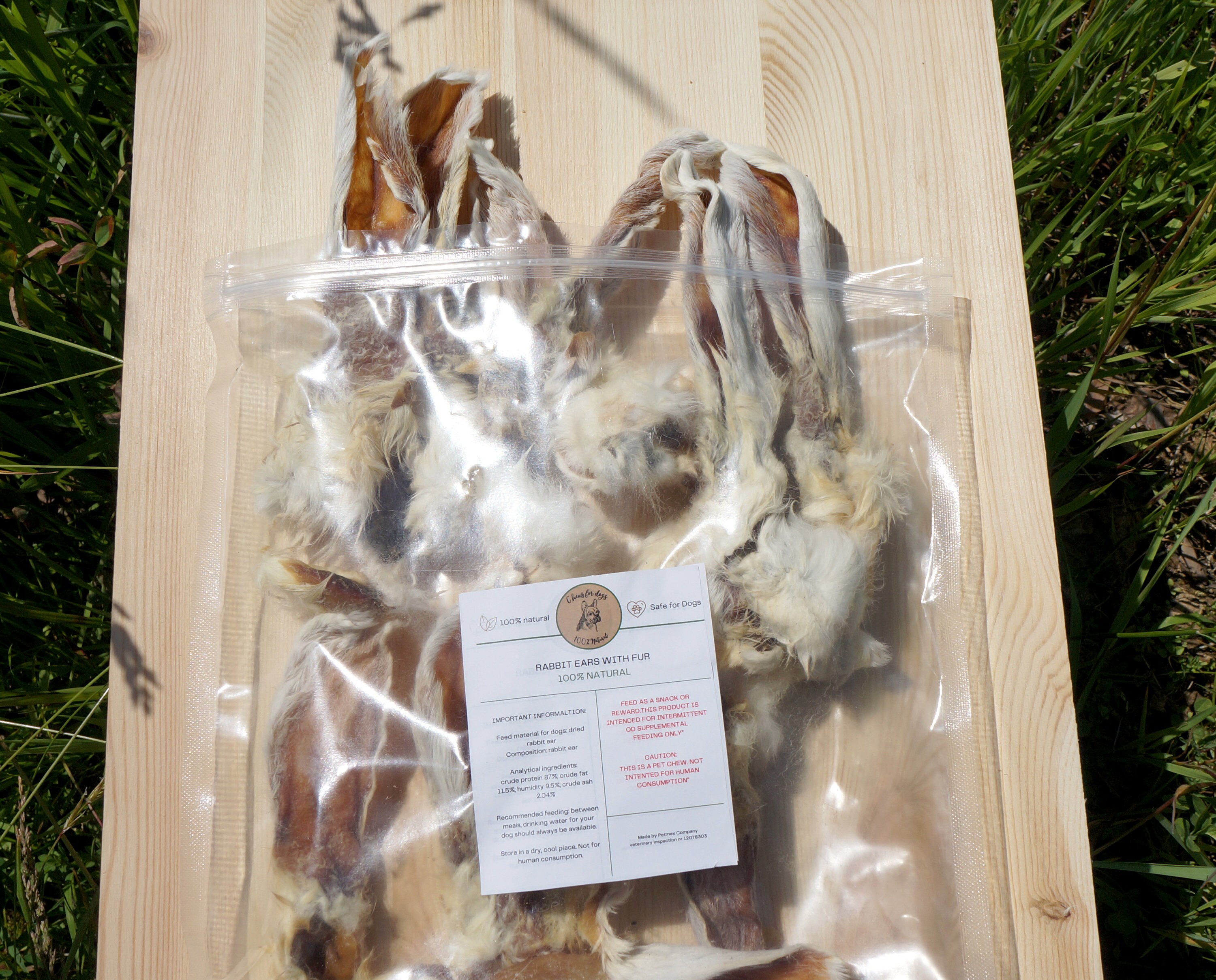 RABBIT EARS With FUR Chews for Dogs 100 Natural Snack for Etsy UK
