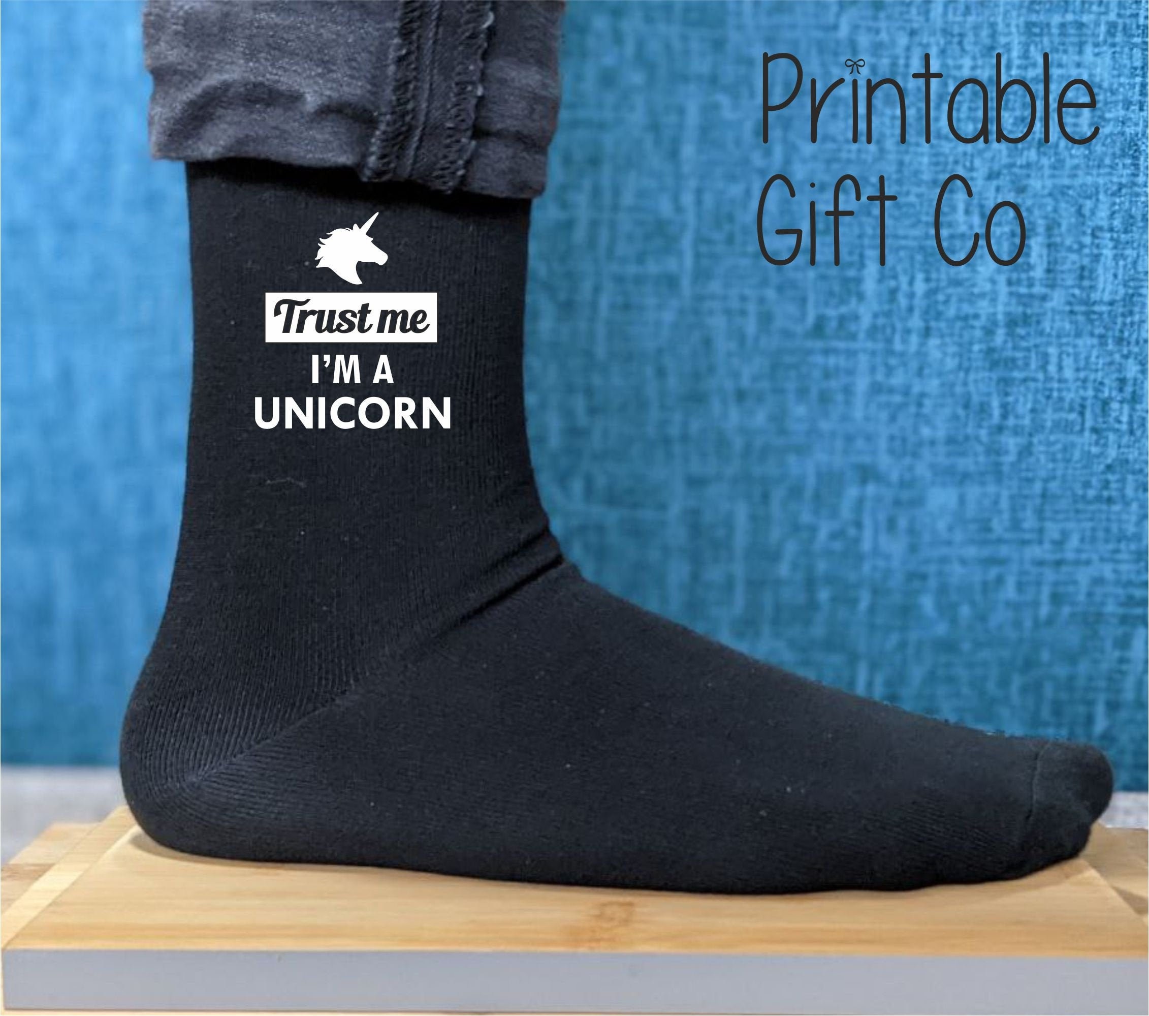 Trust Me I'm Gay Male Sign Rainbow Socks Adult Socks UK 5-12 - Foto 9