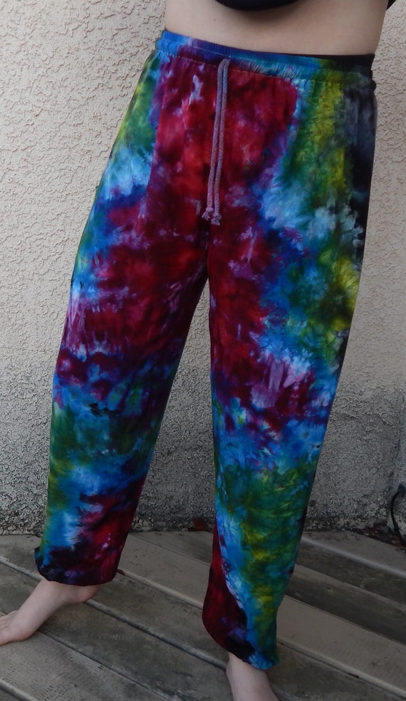 Crumple Tie Dye Pants | Etsy