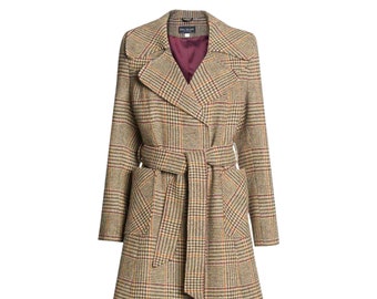Harris Tweed Coat (Amanda) - 100% Authentic Harris Tweed - Ladies Coat - Winter Coat