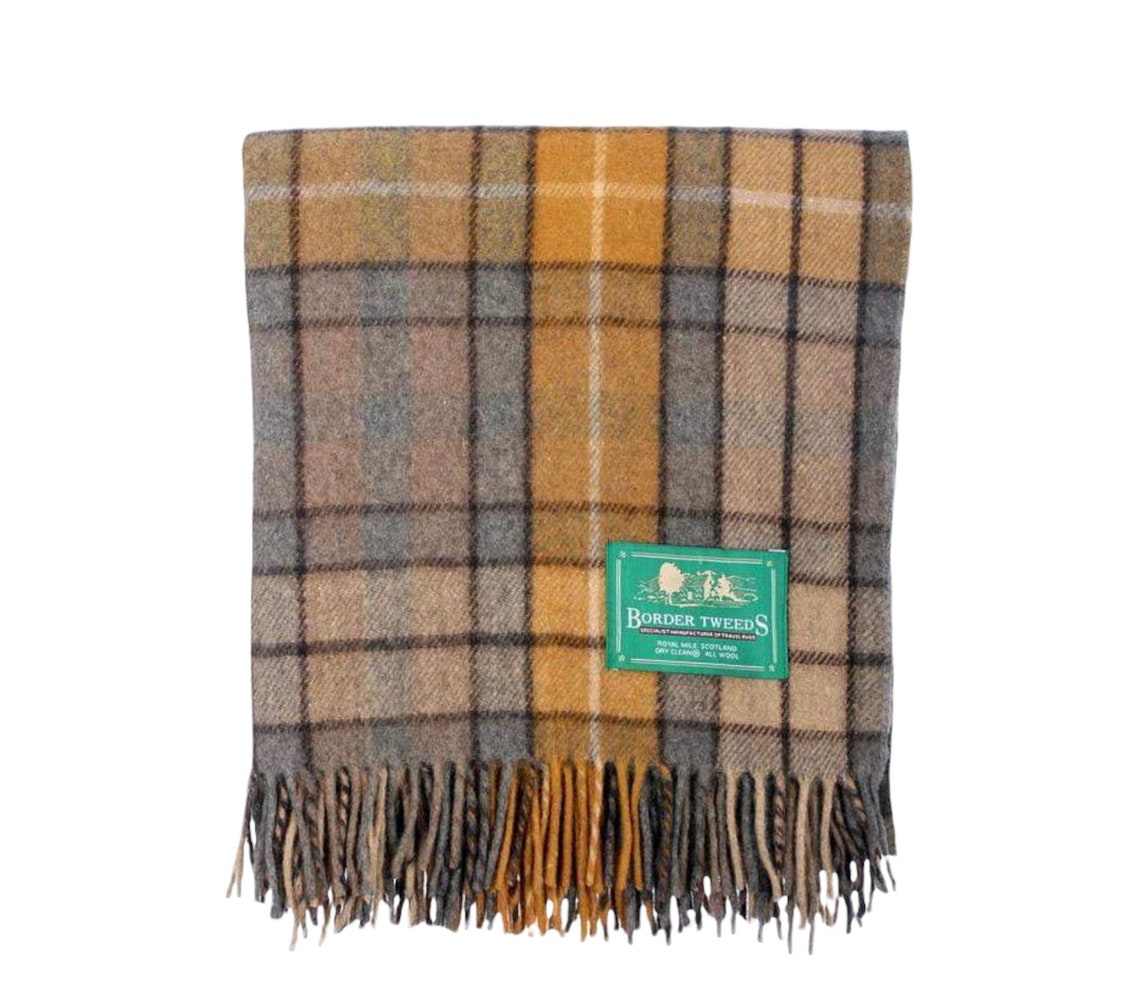 100 Wool Tartan Blanket MADE IN SCOTLAND Etsy UK