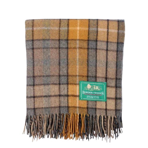 100 Wool Tartan Blanket MADE IN SCOTLAND Etsy UK