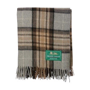 100% Wool Tartan Blanket MADE IN SCOTLAND | Etsy