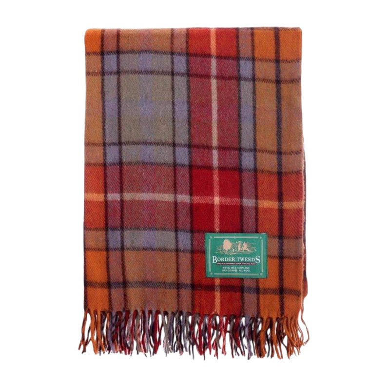 100 Wool Tartan Knee Blanket MADE IN SCOTLAND Etsy UK