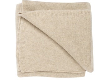 100% Cashmere Blanket - 7 Colours - MADE IN SCOTLAND