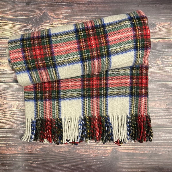 Stewart Dress - 100% Wool Tartan Blanket - MADE IN SCOTLAND