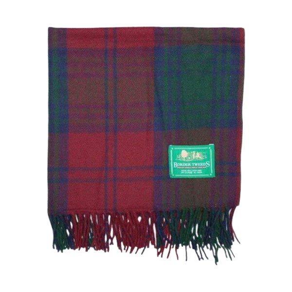 100% Wool Tartan Knee Blanket - MADE IN SCOTLAND