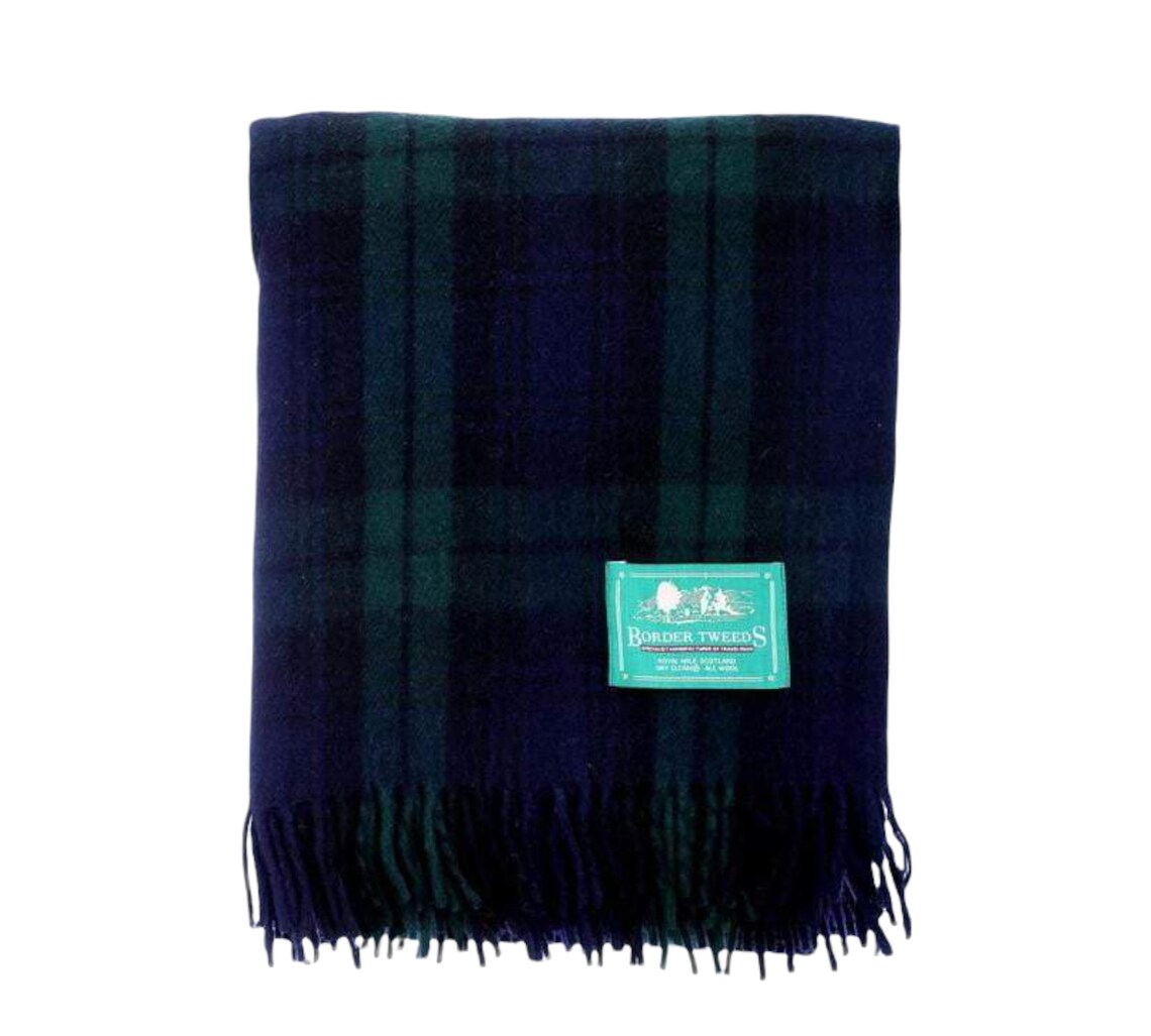 100 Wool Tartan Blanket MADE IN SCOTLAND Etsy UK