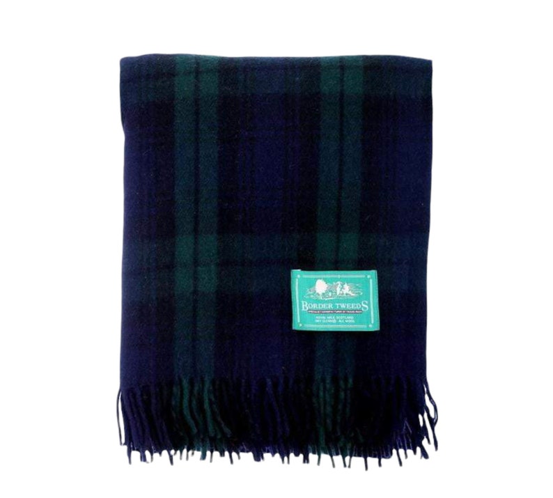 100 Wool Tartan Blanket MADE IN SCOTLAND Etsy