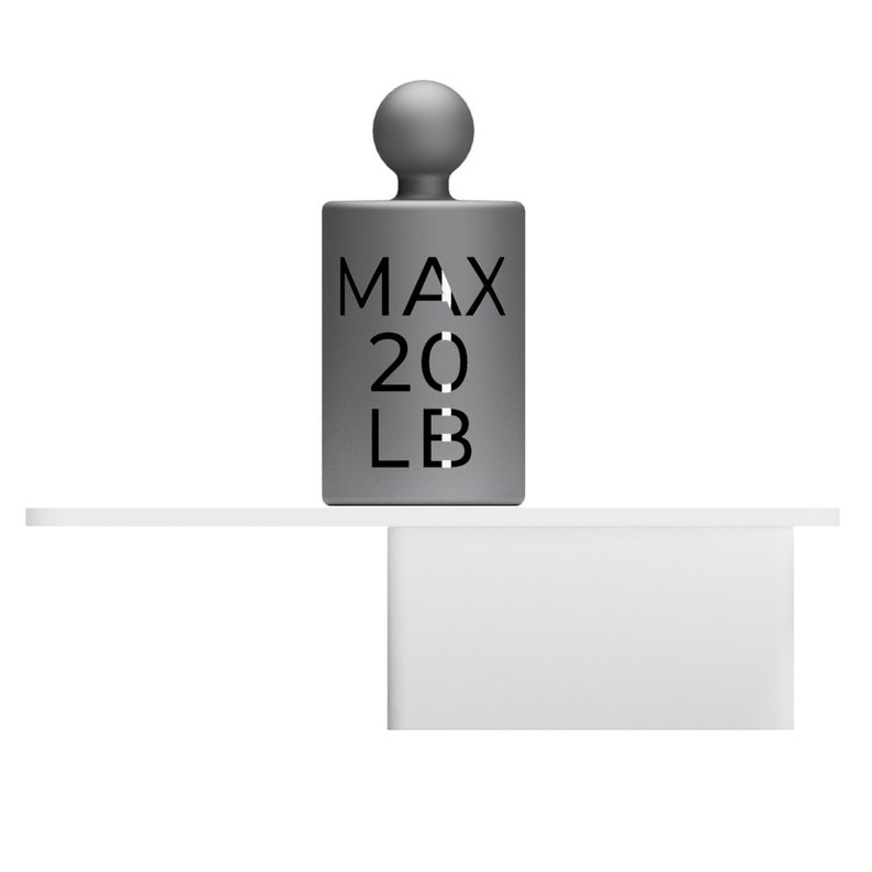 Floating Shelves No Brackets Set of 2 Wall Shelves Mounted Etsy