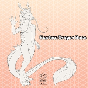 Eastern Dragon Adoptable Base Digital YCH