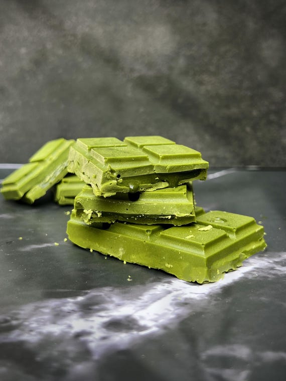 Premium Organic Matcha Chocolate Bar | Ceremonial Grade Japanese | Healthy Dessert Snack Treats Candy | Clean Ingredients White Dark Cocoa