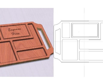Custom Charcuterie Board SVG, DXF File