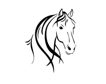 Horse Head SVG Cut File