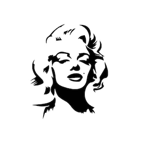 Marilyn Monroe SVG cut file