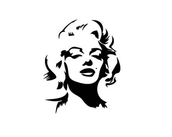 Marilyn Monroe SVG cut file