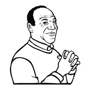 Bill Cosby SVG Schnittdatei