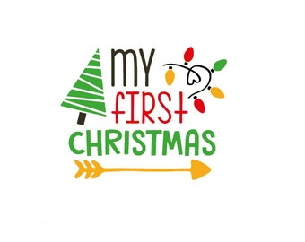 My First Christmas SVG Cut File