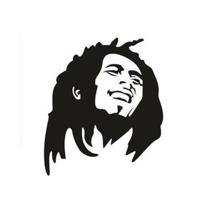 Bob Marley SVG fichier coupé