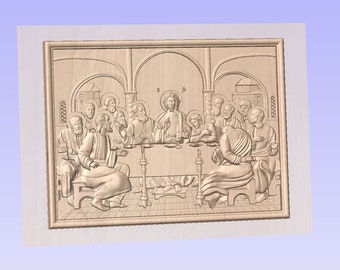 Archivo STL de la última cena