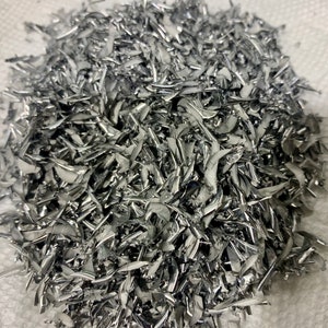 Bag of Aluminum Shavings Metal Shavings Aluminum Confetti Metal Confetti CNC Shavings Metal Craft