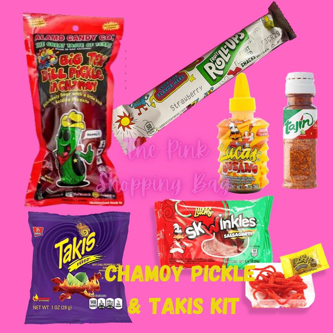 Chamoy Pickle Kit With Takis Etsy