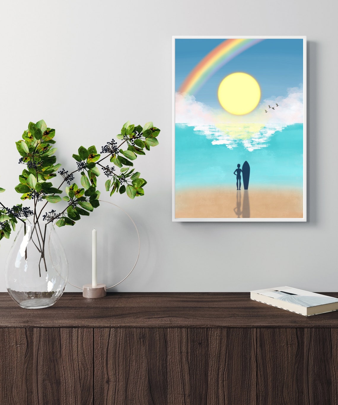 Summer Beach wall art art prints home wall decor wall art Etsy