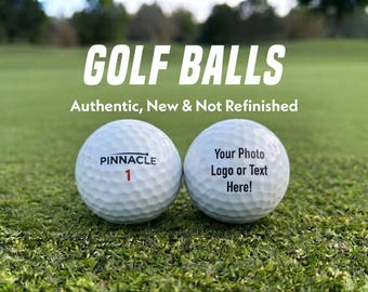 Custom Pinnacle Distance Golf Balls | UV Printed Personalized Photo, Logo or Text
