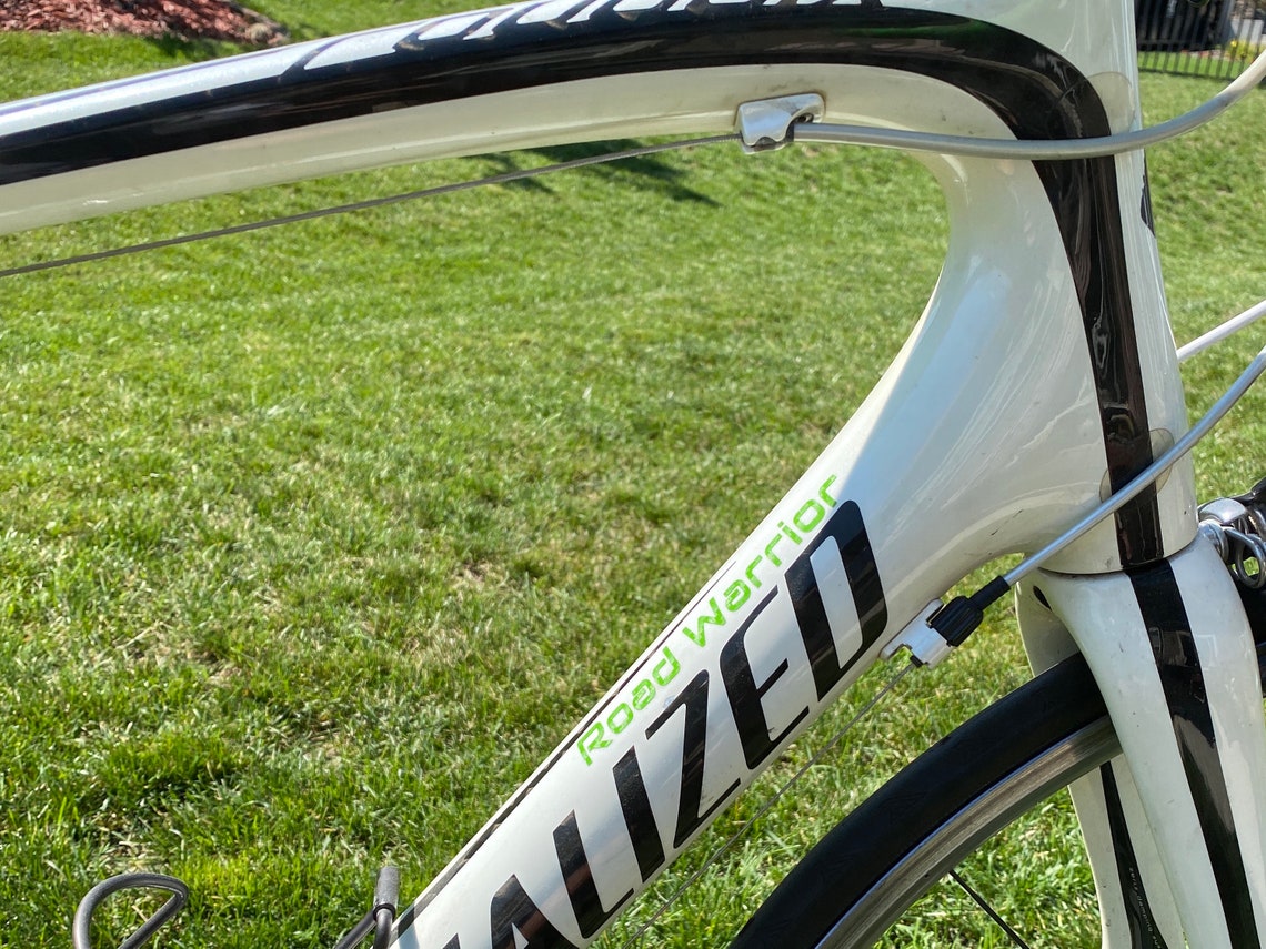 2 Custom Decals for Bike Frame Custom and Personalized Bike Etsy