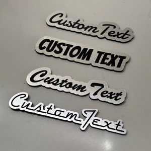 Custom chrome decals for cars deals